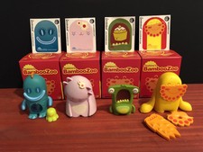 Kidrobot Peskimo’s Bamboo Zoo SkeeJee Bamboobi Maurice Papa B COMPLETE BOXES