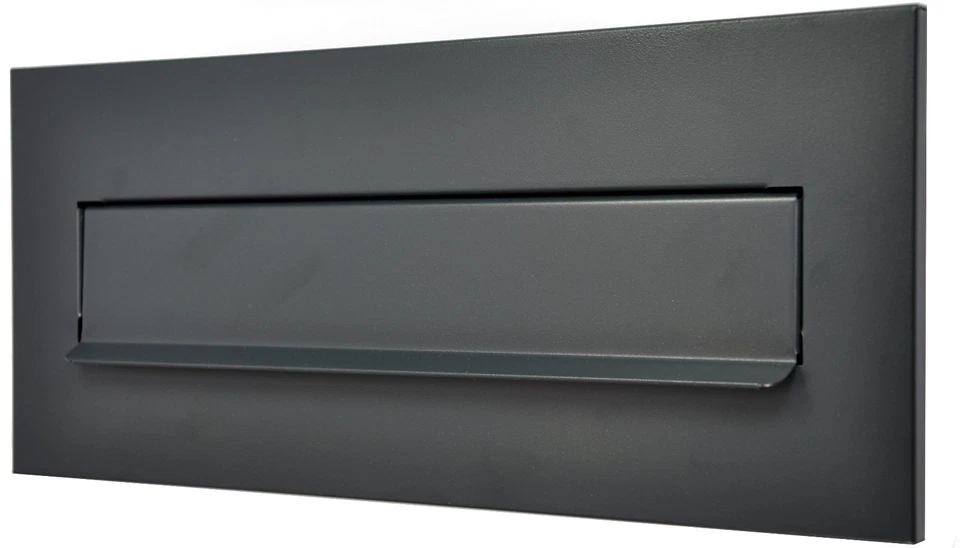 Einwurfklappe Briefeinwurf Briefklappe ANTHRAZITGRAU 310x135 - C4  RAL 7016 MATT - Bild 1 von 3