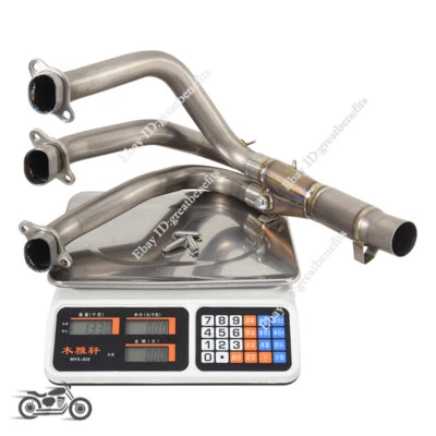 Sistema de escape de tubo de enlace delantero para Triumph Street Triple 765 S/R/RS 2017-2023 Foto 1 de 4