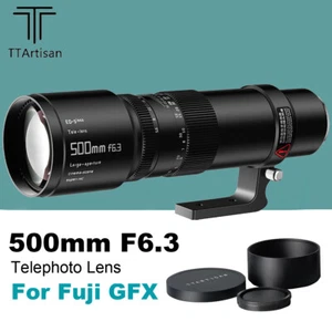 TTArtisan 500mm F6.3 Full Frame Telephoto Lens for Fujifilm GFX100/100s/50r/50s - Picture 1 of 13