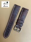 26mm 24mm 22mm 21mm 20mm 19mm 18mm... Brown Ele.phants Leather Watch Strap Band