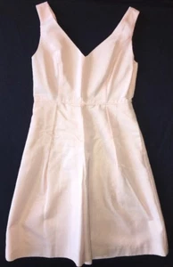 J Crew Dress 0 Kami Faille a1450 NWT $200 Soft Pink SPI NEW Sold Out - Picture 1 of 3