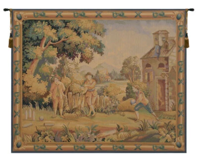 Game Belgian Tapestry Wall Art Hanging For Home Decor (New) 33x39 inch - Image 1 of 4