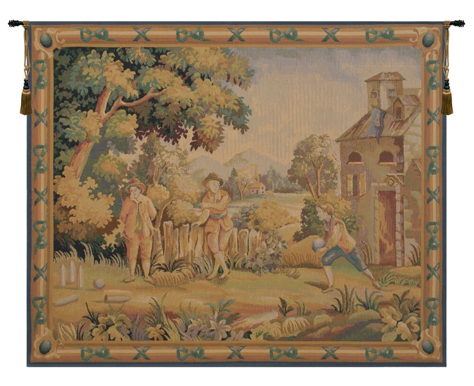 Game Belgian Tapestry Wall Art Hanging For Home Decor (New) 33x39 inch - Image 1 of 4