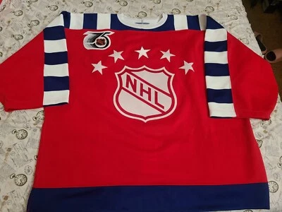 Camiseta CCM 1992 NHL All Star auténtica Ed Belfour TBTC talla 54 (alter) años 90 vintage Foto 1 de 4