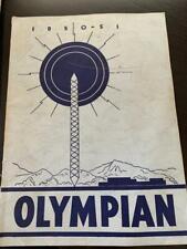 Olympus Junior High School Yearbook 1951 "Olympian" 51 Salt Lake, Utah UT