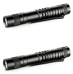 2X CREE XPE-R3 LED Mini AAA Penlight Flashlight Pocket Light 2Pcs. Super Bright