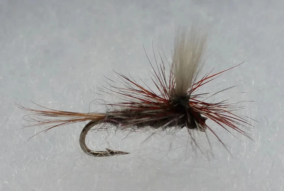 One dozen (12) Adam's Parachute dry flies size 14 - Image 1 of 1