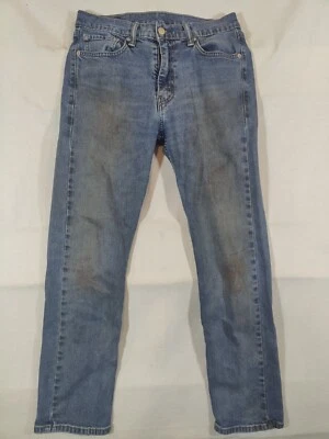 Jeans Levis 513 Para Hombre 31x30 Pierna Recta Calce Ajustado Lavado Medio Elastizado Denim Azul Foto 1 de 4