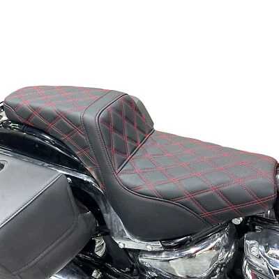 MOFUN Two-Up Seat For Harley Softail Street Bob FXBB Heritage Classic FLHC 2018+ - Image 1 of 4
