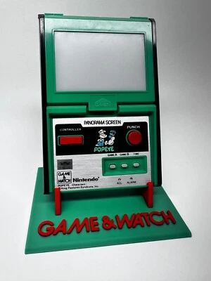 Nintendo Game & Watch Console Stand  (STAND ONLY) Green/Red - Image 1 of 4