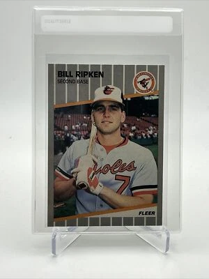 1989 Fleer Bill Ripken Black Box Baseball Card #616E Mint FREE SHIPPING - Image 1 of 3