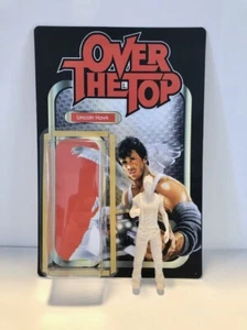 RARO Sylvester Stallone OVER THE TOP figura personalizada, ampolla, tarjeta estilo vintage - Imagen 1 de 5