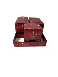 Lot Of 5 Sheaffer's Eaton Vintage Skrip Jet Black Ink Fountain Pen Ink Dye 2 Oz. - Picture 1 of 6