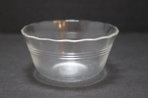 Vintage PYREX (Corning) #463 6 oz Clear Custard Ramekin Cup Scalloped Rim - Picture 1 of 7