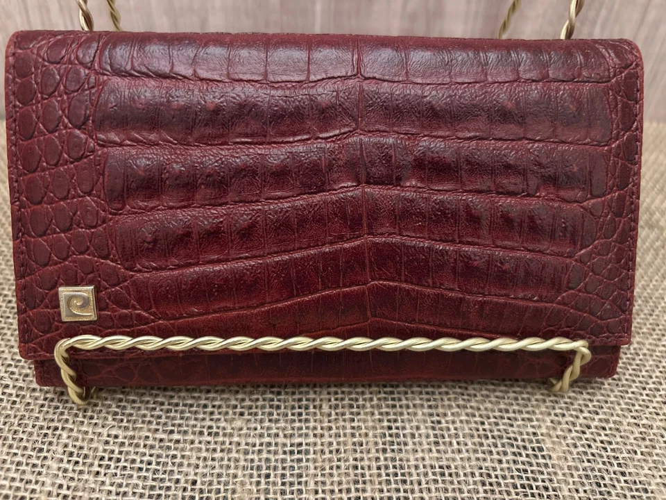 Vintage Pierre Cardin Red Crocodile - Embossed Wallet/Clutch - Image 1 of 4