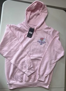 BT21 Unisex Hoodie Pink Medium BTS Let’s Splash BT21 Summer Graphic Official - Picture 1 of 8