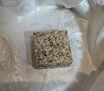 Corian Quartz Toasted Almond 2x2" Premium Tile DuPont Engineered Stone - Bulk Di - Image 1 of 4