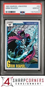 1991 MARVEL UNIVERSE #63 GRIM REAPER POP 5 PSA 10 - Picture 1 of 2