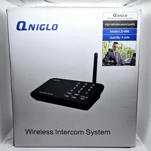 Sistema de intercomunicación inalámbrico de 10 canales modelo #LD-666 x 4 unidades - Imagen 1 de 4