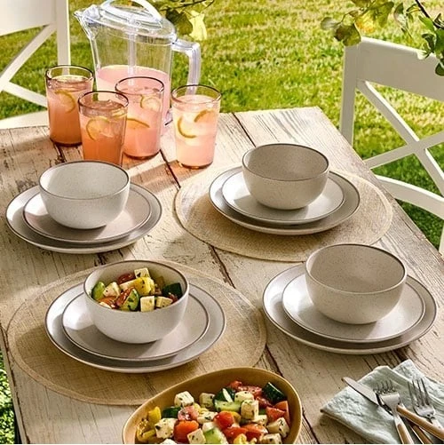 PAMPEREDCHEF Outdoor Dinnerware Set. Free Shipping - Image 1 of 3