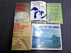 Lot of Great Lakes Sailing Ships Books - Fate Great Stories Memories Ghost Boyer - Picture 1 of 11