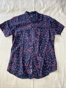 Camisa RODD AND GUNN 100 % Lino Italiano Manga Corta Abotonada Mediana $150+ - Imagen 1 de 9