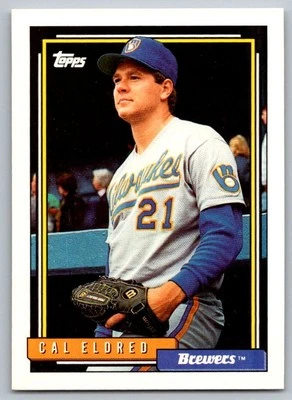 1992 Topps Cal Eldred Milwaukee Brewers #433 - Image 1 of 2