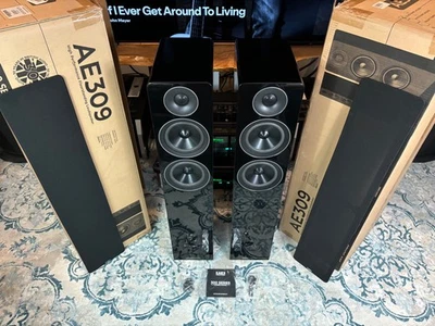 Altavoces estéreo Acoustic Energy AE309 piano negro brillante - PAR - Excelente Foto 1 de 4