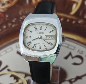 Watch USSR RAKETA 2628.HА Vintage SOVIET Dress mechanical Wristwatch TV-DIAL - Picture 1 of 24