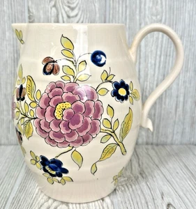 Jarra jarra OUD Delft Colonial Williamsburg Restauración Floral Forma Barril De Colección - Imagen 1 de 19