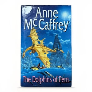 The Dolphins Of Pern First Edition By Anne McCaffrey HCDJ Dragons Of Pern - Picture 1 of 5