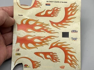 1/24 2719 Monogram ‘39 Chevy Coupe Street Rod Decals 1985 Issue Used Sold As Is - Picture 1 of 1