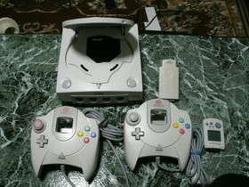 SEGA Dreamcast Console GDEMU 1TB SD Card Controllers VMU Vibration Rumble Pack