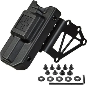 Tourniquet Holder with Tactical Holster Mounted Adapter Fits Standard, Black  - Picture 1 of 8