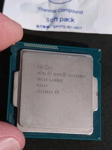 CPU 1150 XEON E3-1220V3 3.1 GHZ SR154 X4 SOCKEL QUAD PROZESSOR LGA H3 SOCKEL - Bild 1 von 1