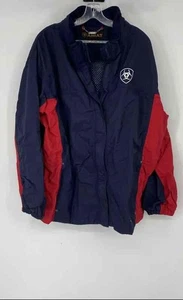 Ariat Mens Blue Red Long Sleeve Windproof Windbreaker Jacket Size XXL - Picture 1 of 6