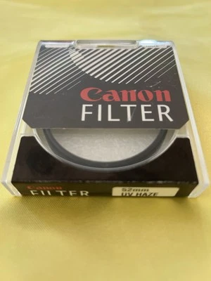 CANNON 52mm UV HAZE Camera Lens Filter W/ Case BRAND NEW SEALED PACKAGE NICE!!! - Image 1 of 3