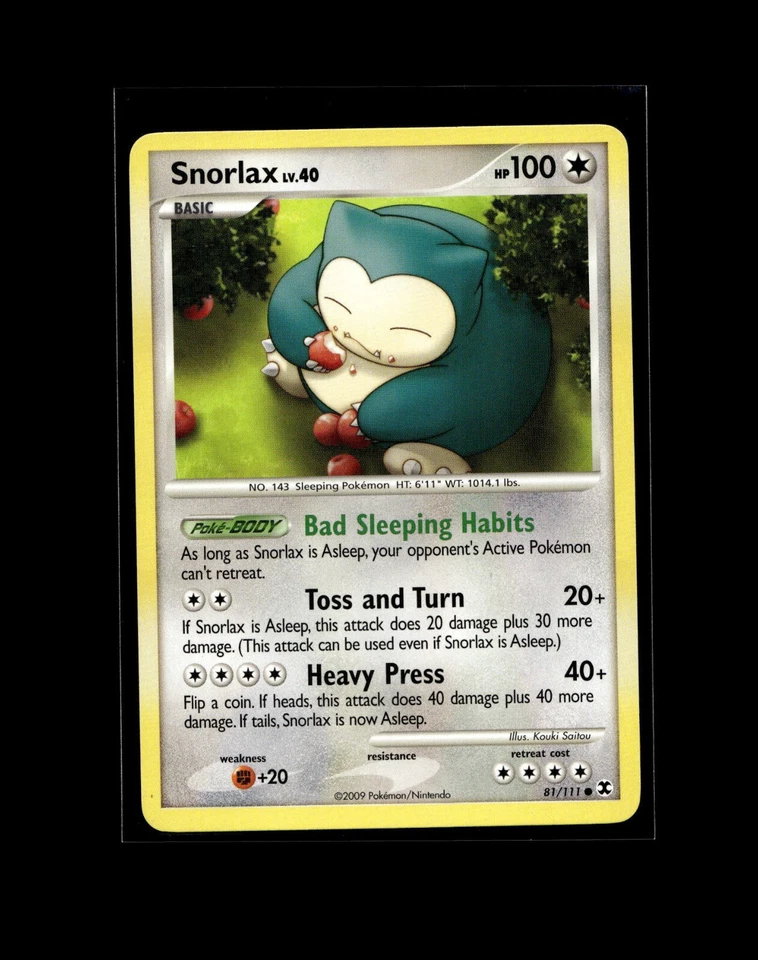 Snorlax Munchlax Pokemon Card! Holo/Reverse Holo Rare EX V VMAX Full Art Cards! - Image 1 of 2