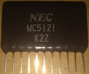 NEC MC-5121 Amplificatore ibrido a banda larga pellicola spessa IC/NOS/11 pin pacchetto SIP - Foto 1 di 3