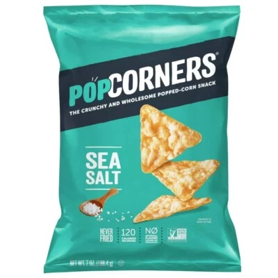 Popcorners Popped Corn Snack SEA SALT Baked Gluten Free 7 Oz. (Pack of 1) - Image 1 of 4