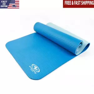 Thick NBR Fitness Mat Folding Waterproof Non-Slip Carry Strap Yoga Exercise New - Picture 1 of 7