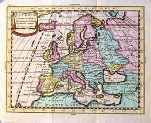 Antique map, Buffier, L'Europe. - Picture 1 of 1