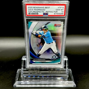 2020 Bowmans Best #TP15 Julio Rodriguez - Top Prospects Refractor - PSA 10 ROY - Bild 1 von 2
