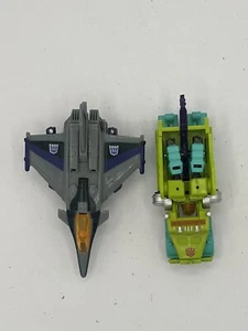 Transformers Robots in Disguise 2001 2 Pk Tow-Line And Sky Fire Missing Weapons - Picture 1 of 2