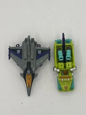 Transformers Robots in Disguise 2001 2 Pk Tow-Line And Sky Fire Missing Weapons - Image 1 of 2