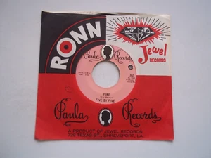 FIVE BY FIVE - Fire (Written By Jimi Hendrix) / Hang Up - 45 RPM 7" Record PAULA - Foto 1 di 10