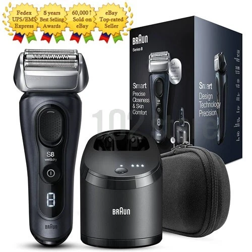 Braun Series 8 Sonic 8453cc Electric Shaver Cordless Wet & Dry Tracking