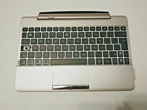 UNTESTED ASUS TRANSFORMER PAD TF300T DOCKING STATION KEYBOARD MISSING 1 BUTTON - Picture 1 of 4