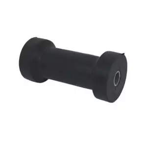 Keel Roller with 17mm Bore 6 Inch Black Fabricated Mild Steel Dipped Galvanized - Foto 1 di 1